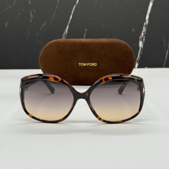 NEW TOM FORD TF919 55B WOMEN ROUND SUNGLASSES TOM FORD CHIARA-02 FT0919/S 55B - Picture 2 of 11